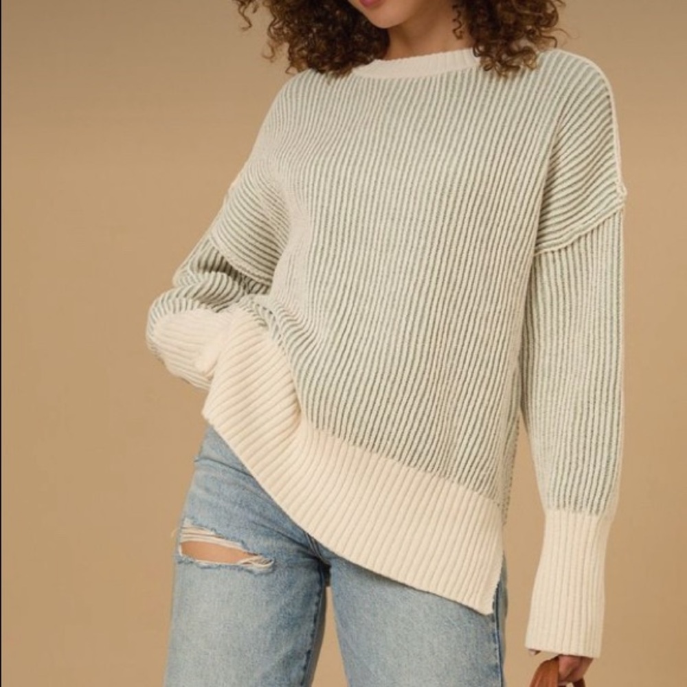 Striped Oversized Sweater